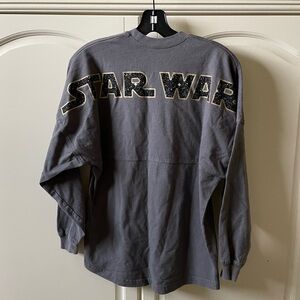 DISNEY PARKS Star Wars Galaxys Edge Adult XS Gray Spirit Jersey